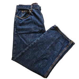 Saddlebred Jeans Mens 40x30 Straight Leg Blue Denim Classic Fit